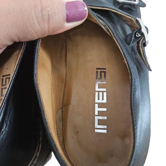 Intensi black casual shoes for men